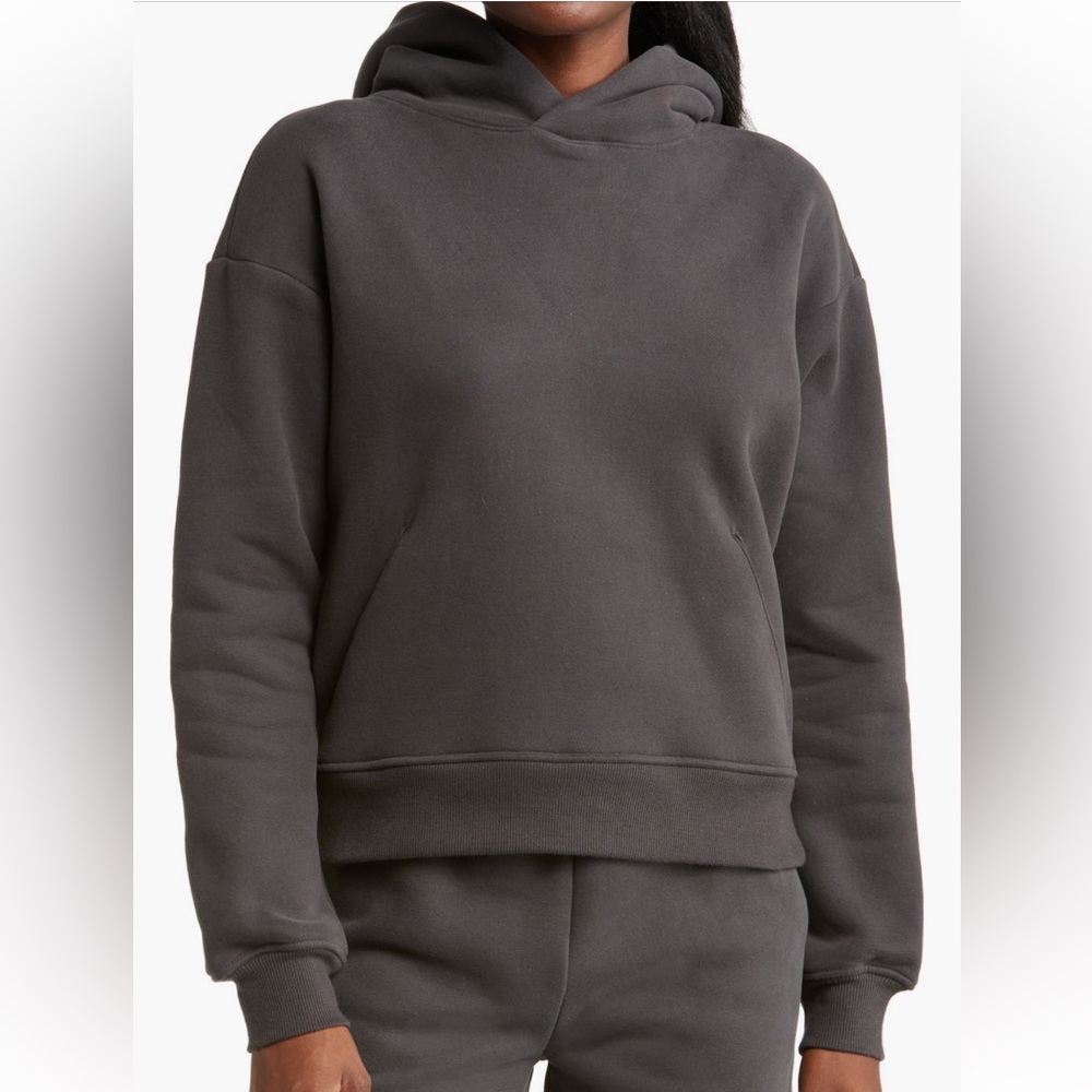 Zella Cara Ultracozy Cotton Blend Fleece Hoodie